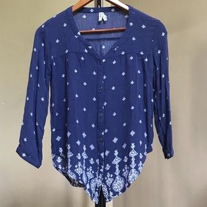 🌸 Mudd: Button Up Blouse